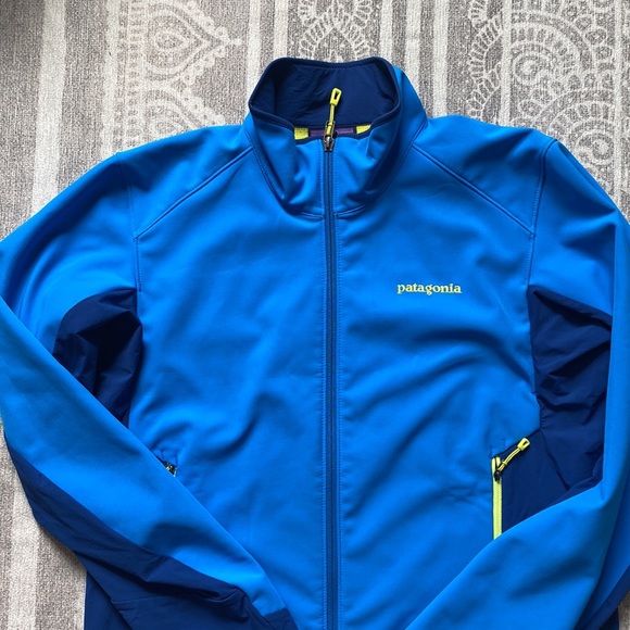 Patagonia Adze Hybrid Jacket in Andes Blue - Picture 3 of 12